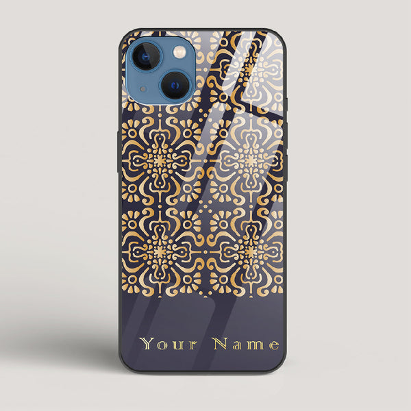 Royal Purple Name Edition - iPhone 13 Mini Glass Case