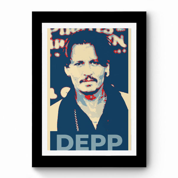 Johnny Depp - Framed Poster