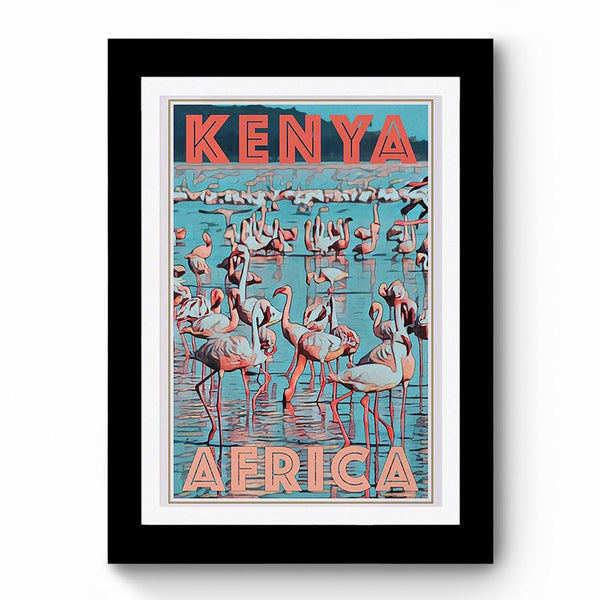 Kenya Africa - Framed Poster