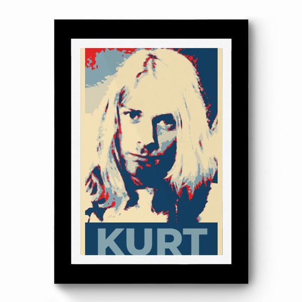 Kurt Kobain - Framed Poster