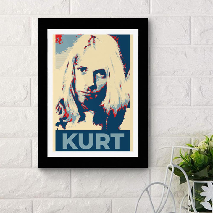 Kurt Kobain - Framed Poster