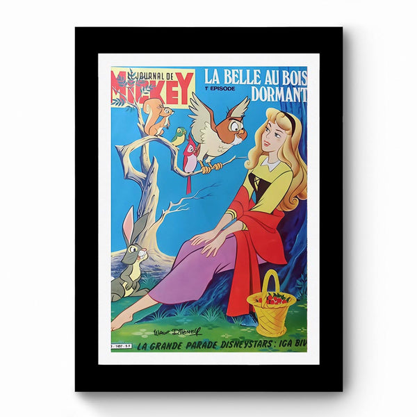 La Belle Au Bois Dormant - Framed Poster