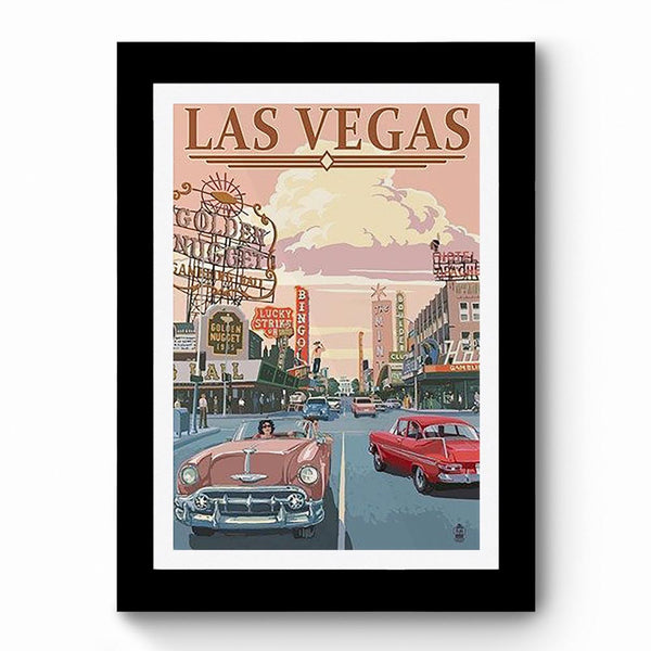 Las Vegas - Framed Poster