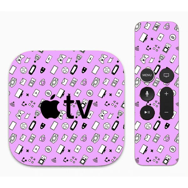 Lavender Retro - Apple TV Skin