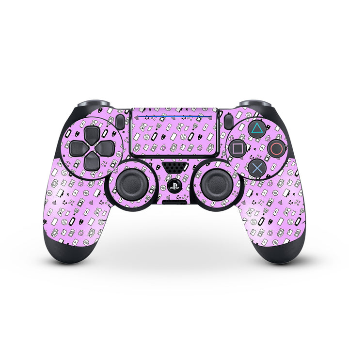 Lavender Retro - skin for PS4 controller by Sleeky India
