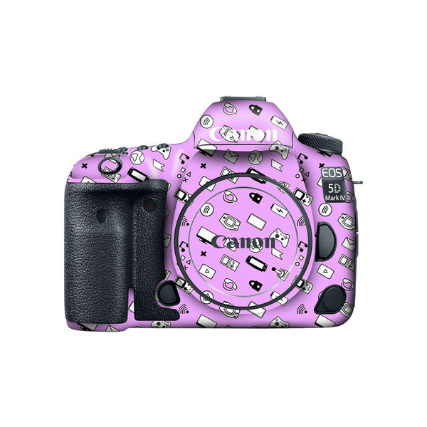 Lavender Retro - Canon Camera Skins