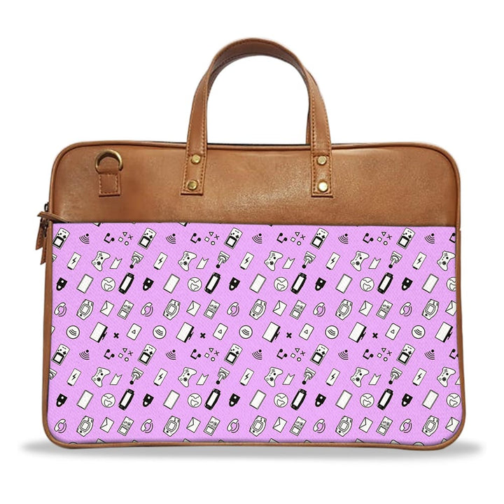 Lavender Retro - Premium Laptop Bag