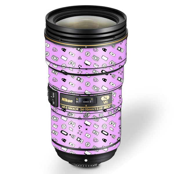 Lavender Retro - Nikon Lens Skin