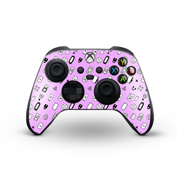 Lavender Retro - Skins for X-Box Series Controller by Sleeky India