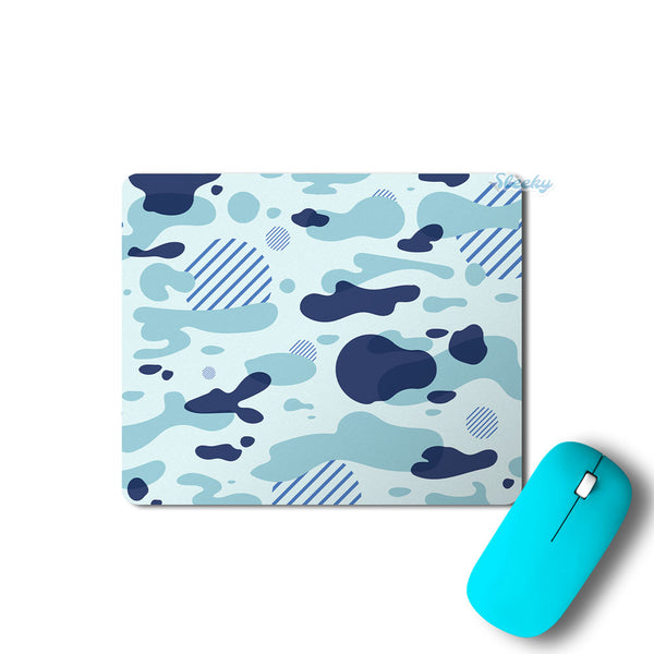 Light Blue Modern Camo - Mousepad