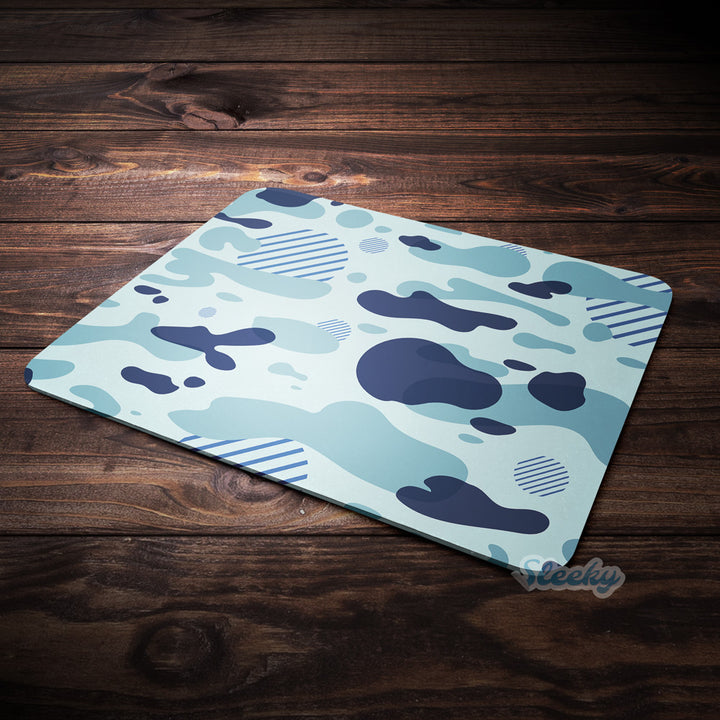 Light Blue Modern Camo - Mousepad