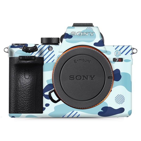 Light Blue Modern Camo - Sony Camera Skins