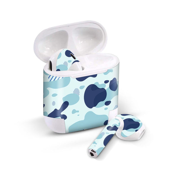 Light Blue Modern Camo - Airpods 1/2/3 Skin