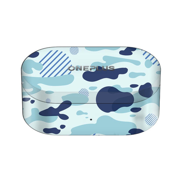 Light Blue Modern Camo - OnePlus Nord Buds Skin