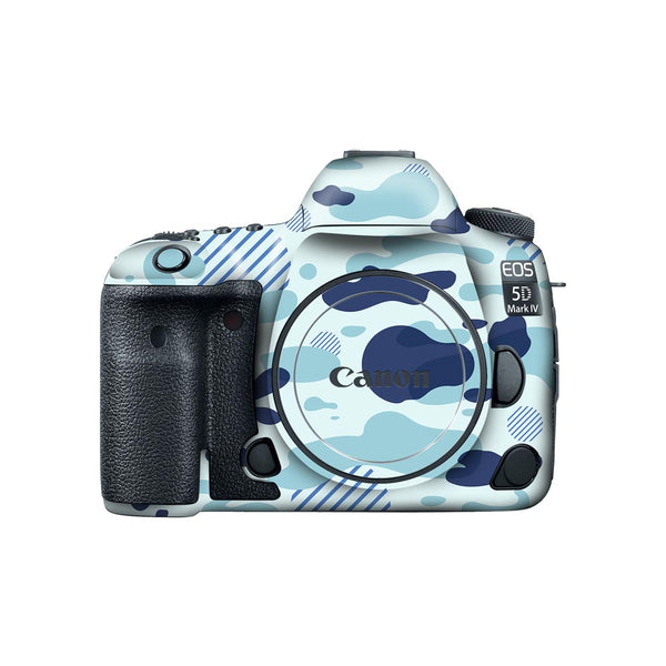 Light Blue Modern Camo - Canon Camera Skins