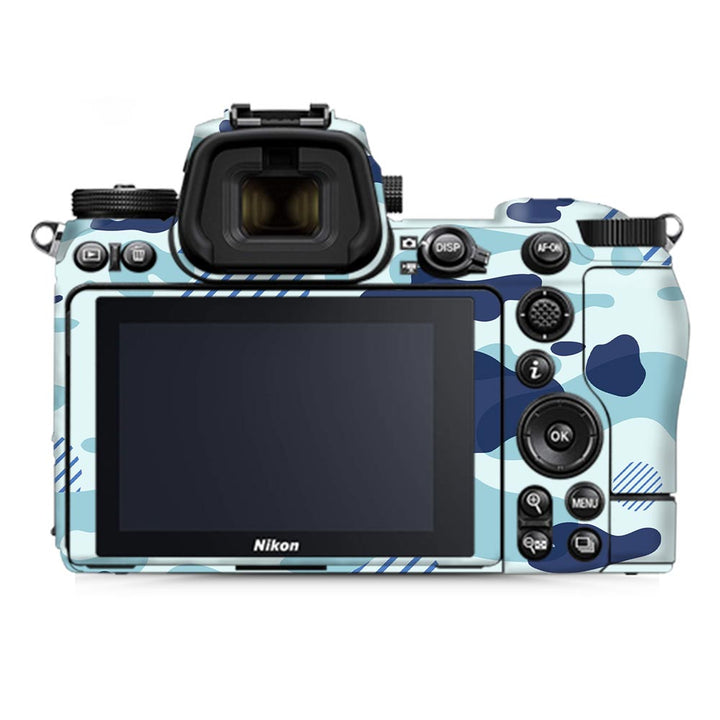 Light Blue Modern Camo - Nikon Camera Skins