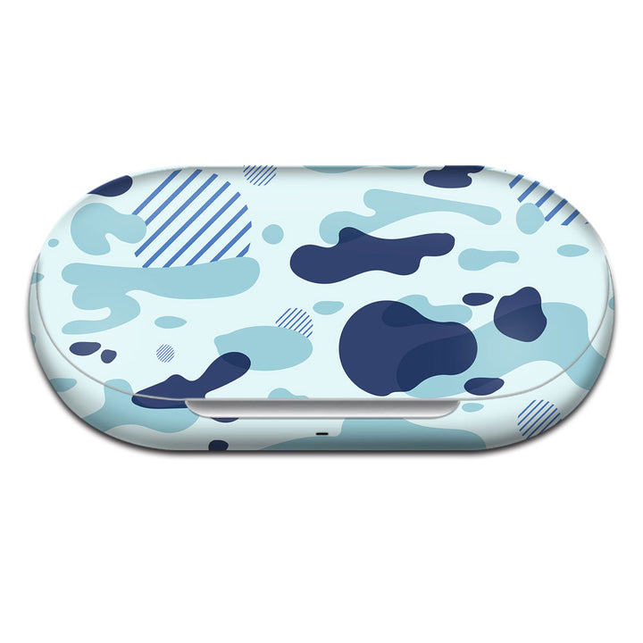 Light Blue Modern Camo - Oneplus Buds Z2 Skin