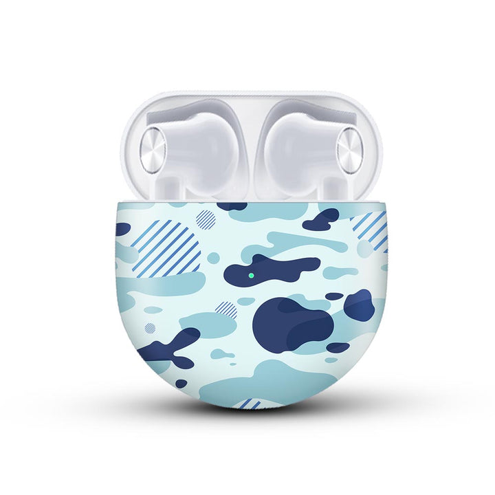 Light Blue Modern Camo - Oneplus Buds Skin