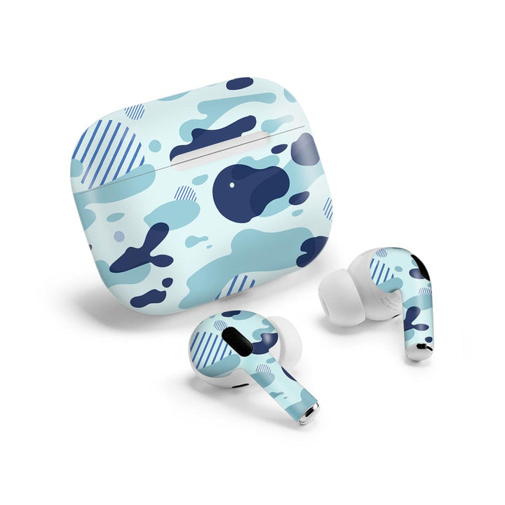 Light Blue Modern Camo - Airpods Pro 2 Skin