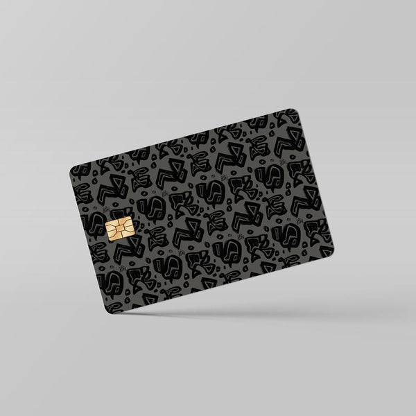 Holographic AMEX Sticker Credit Card/Debit Skin Black Card Cover (5) :  : Office Products