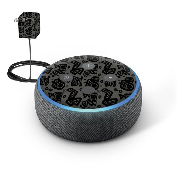 Lines  skin of Amazon Echo Dot (3rd Gen) by sleeky india