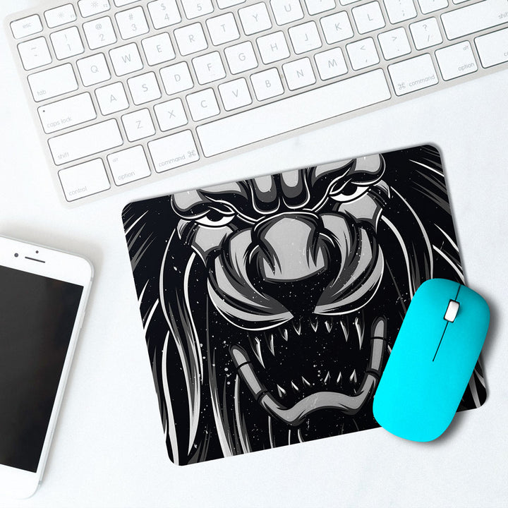 Lion By The Doodleist - Mousepad