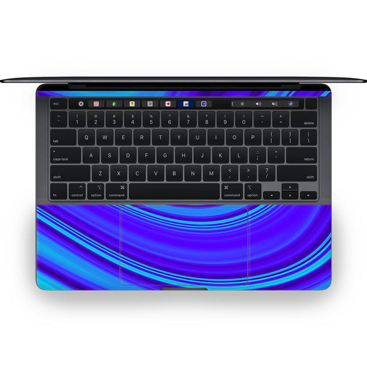 Liquid Wave Marble - MacBook Skins