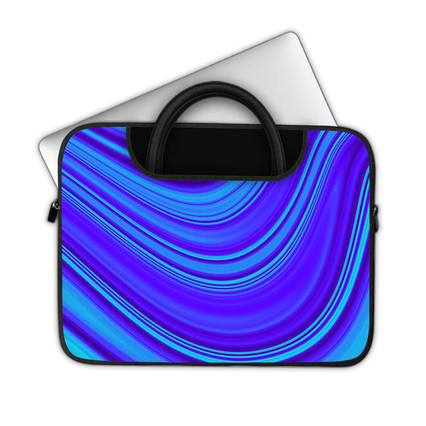 Liquid Wave Marble - Pockets Laptop Sleeve