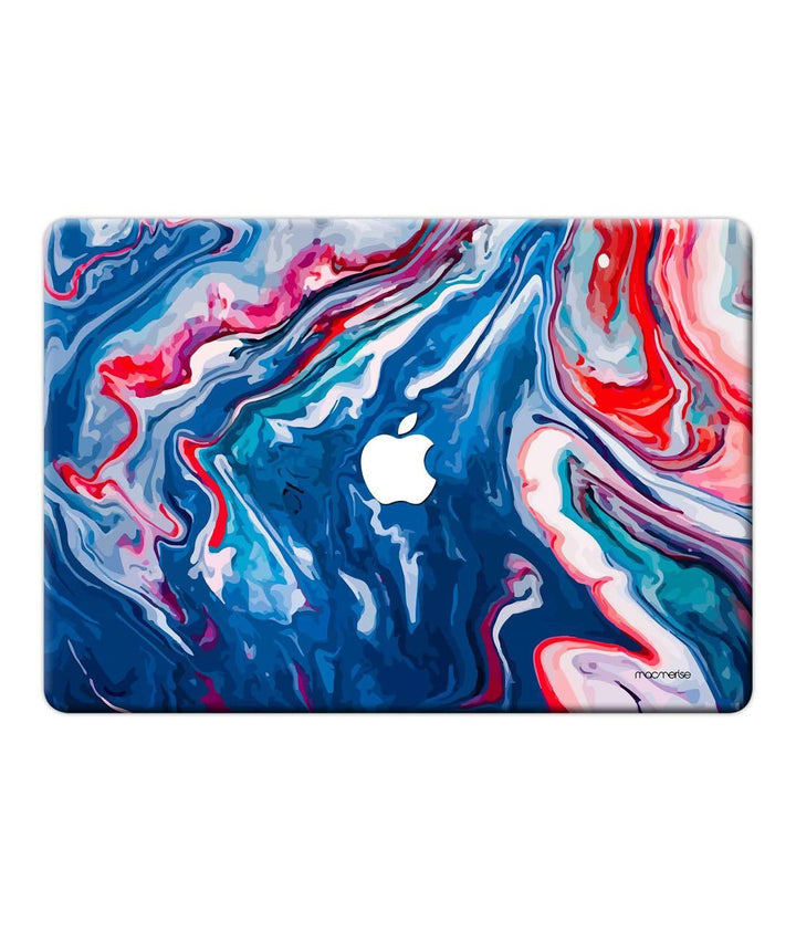 Liquid Funk Blue - Full Body Wrap for Macbook Air 13" (2012-2017) By Sleeky India, Laptop skins, laptop wraps, Macbook Skins