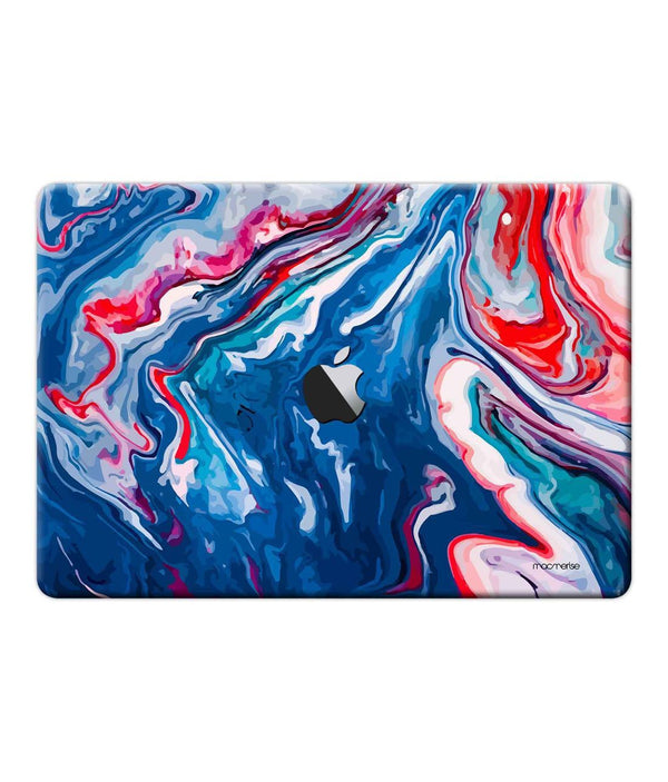 Liquid Funk Blue - Full Body Wrap for Macbook Air 13" (2018-2020) By Sleeky India, Laptop skins, laptop wraps, Macbook Skins