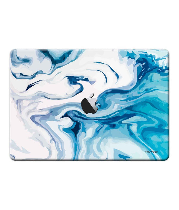 Liquid Funk Turquoise - Full Body Wrap for Macbook Air 13" (2018-2020) By Sleeky India, Laptop skins, laptop wraps, Macbook Skins