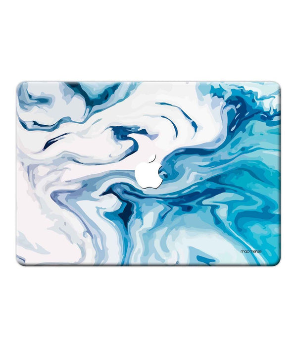 Liquid Funk Turquoise - Full Body Wrap for Macbook Pro Retina 15" By Sleeky India, Laptop skins, laptop wraps, Macbook Skins