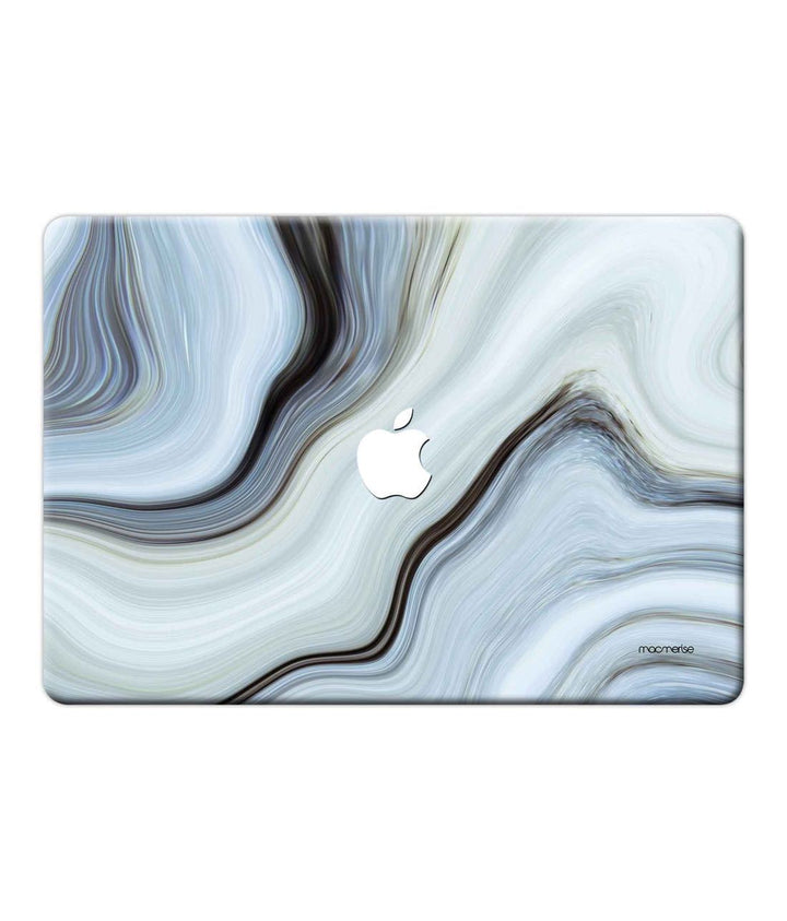 Liquid Funk White - Full Body Wrap for Macbook Pro Retina 15" By Sleeky India, Laptop skins, laptop wraps, Macbook Skins