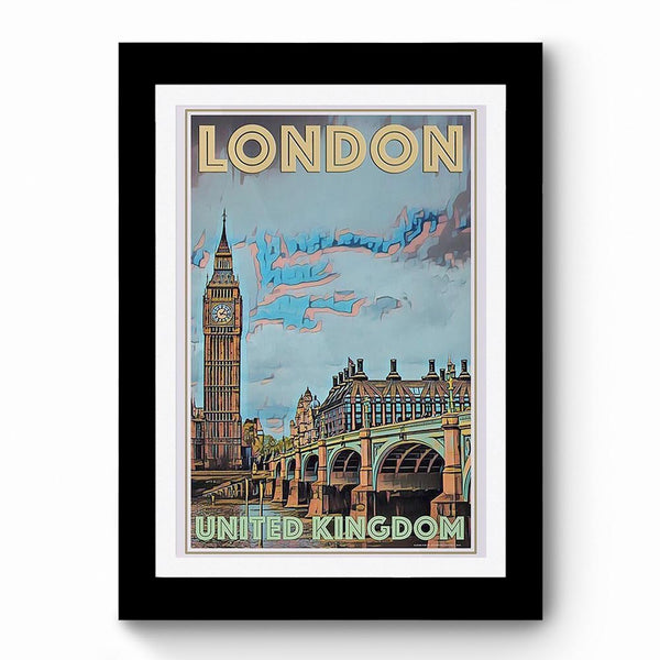 London - Framed Poster
