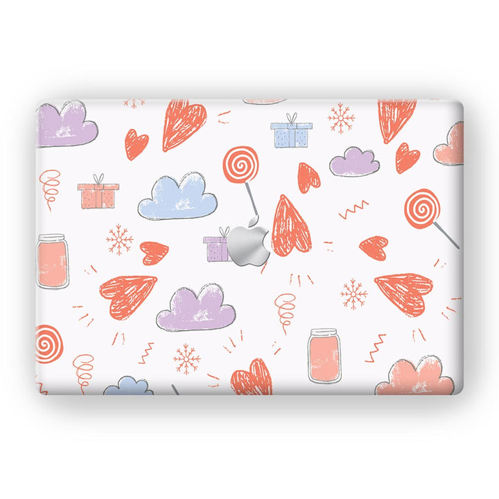 Love Doodle - MacBook Skins