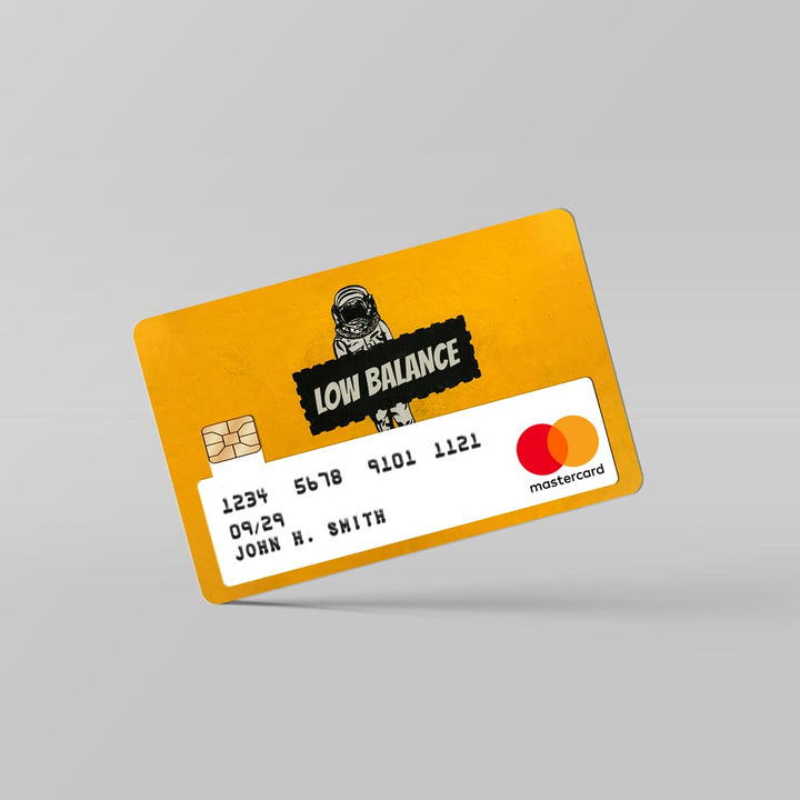 low balance -card-skin By Sleeky India. Debit Card skins, Credit Card skins, Card skins in India, Atm card skins, Bank Card skins, Skins for debit card, Skins for debit Card, Personalized card skins, Customised credit card, Customised dedit card, Custom card skins