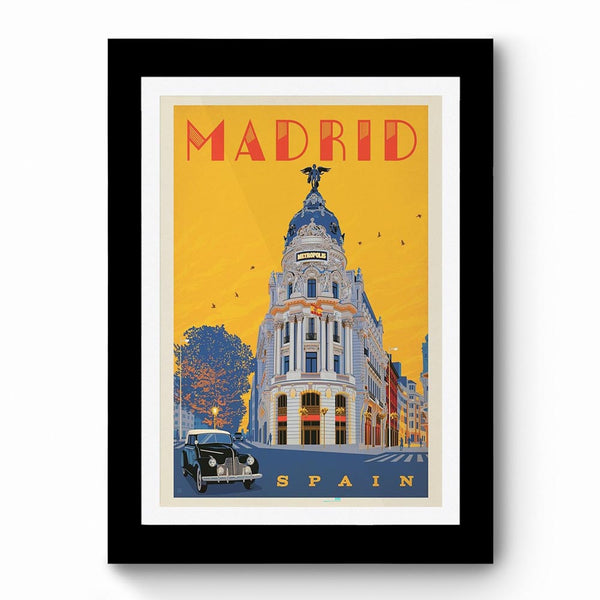 Madrid - Framed Poster