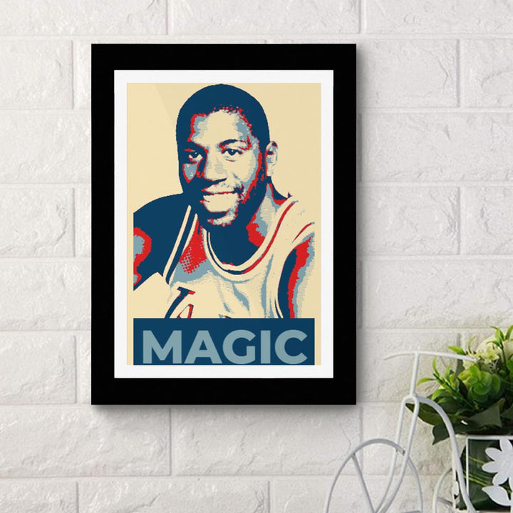 Magic Johnson - Framed Poster