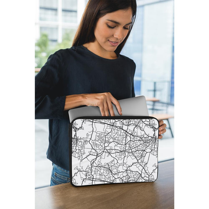 Map Pattern - Laptop Sleeve