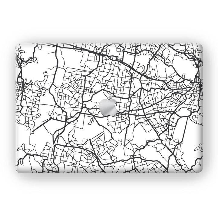 Map Pattern - MacBook Skins