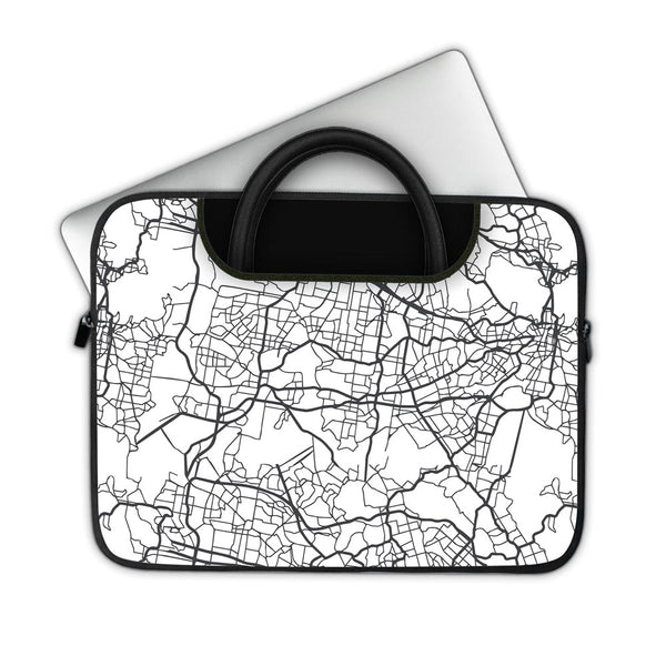 Map Pattern - Pockets Laptop Sleeve