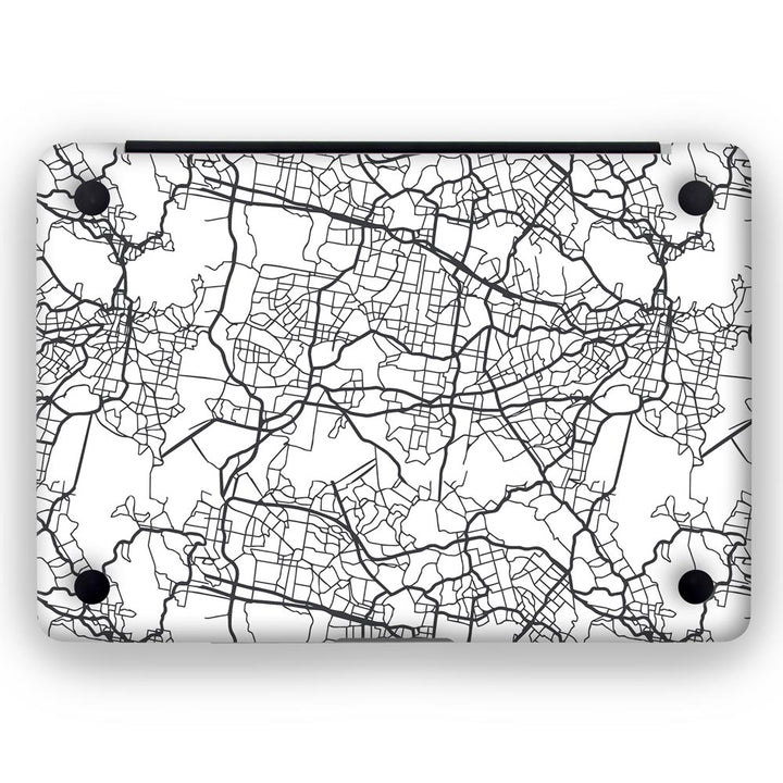 Map Pattern - MacBook Skins