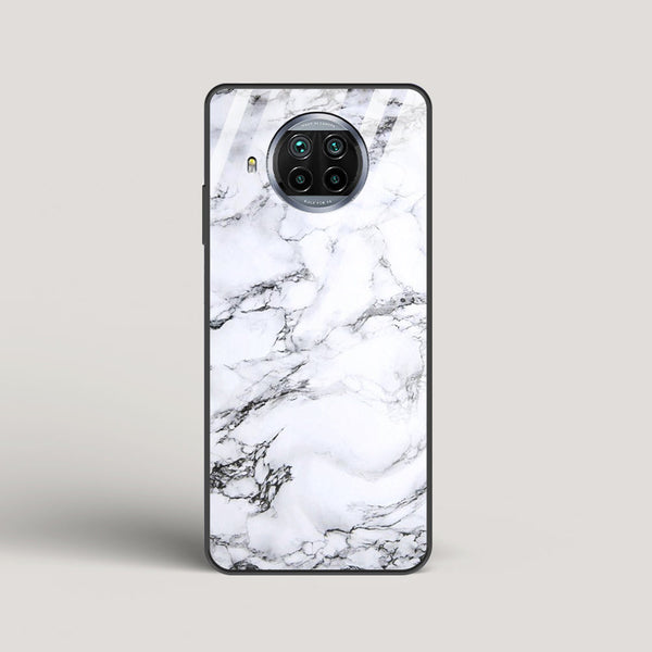 Marble White Luna - Xiaomi Mi 10i Glass Case