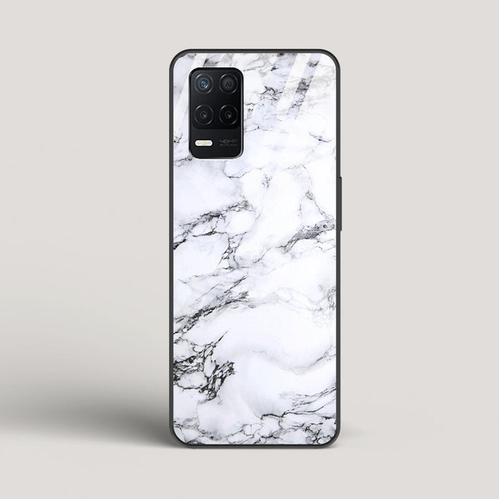 Marble White Luna - Realme Narzo 30 5G Glass Case