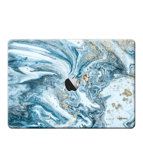 Marble Blue Macubus - Full Body Wrap for Macbook Pro 13" (2016 - 2020) By Sleeky India, Laptop skins, laptop wraps, Macbook Skins