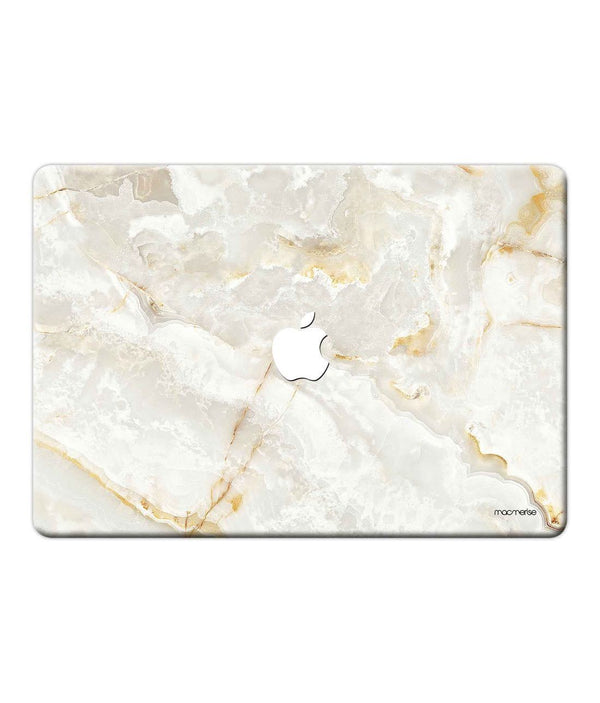 Marble Creama Marfil - Full Body Wrap for Macbook Pro Retina 13" By Sleeky India, Laptop skins, laptop wraps, Macbook Skins