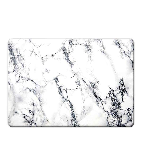 Marble White Luna - Full Body Wrap for Macbook Pro Retina 13" By Sleeky India, Laptop skins, laptop wraps, Macbook Skins