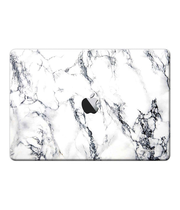 Marble White Luna - Full Body Wrap for Macbook Pro 15" (2016 - 2020) By Sleeky India, Laptop skins, laptop wraps, Macbook Skins