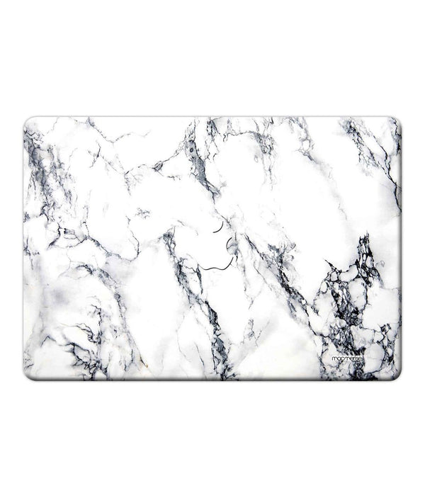 Marble White Luna - Full Body Wrap for Macbook Air 13" (2012-2017) By Sleeky India, Laptop skins, laptop wraps, Macbook Skins