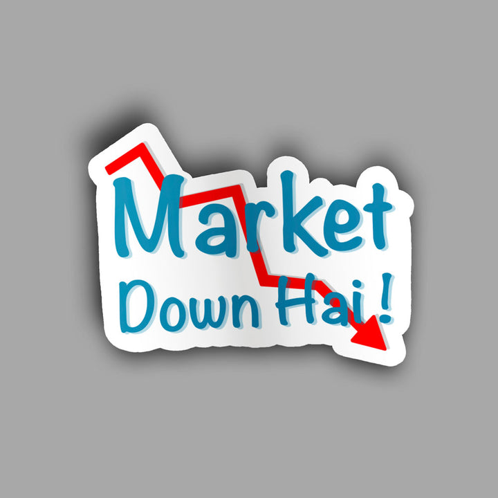 Market Down - Sticker